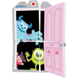 Painel Decorativo Monstros Sa 5 Unidades