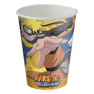 Copo Papel 200ml Naruto Com 8 Unidades-106443