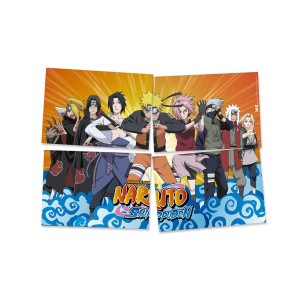 Painel 4 Lâminas Naruto 5 Unidades-106451