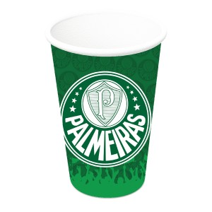 Copo Papel 300ml Palmeiras Com 8 Unidades-111015