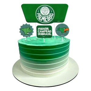 Topper Para Bolo Palmeiras Com 4 Unidades-110504