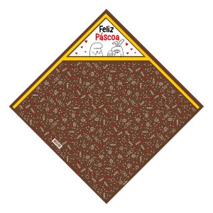 Saco Poli Express Para Ovos 34x34cm Pascoa Flork Com 25 Unidades-110869