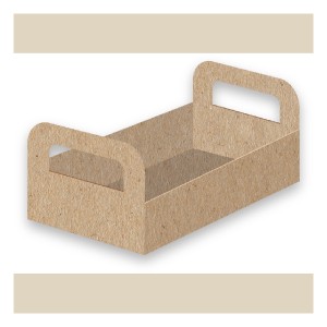 Cesta M Kraft Liso Com 3 Unidades-109474