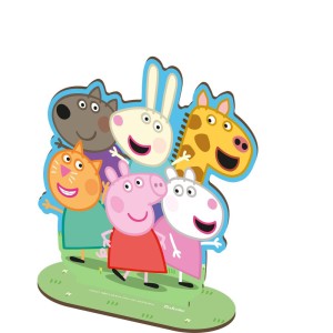 Personagem Mdf M Turma Peppa Pig 6 Unidades-109277-80788