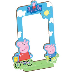 Porta Foto Mdf Peppa Pig 3 Unidades