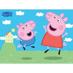 Painel Decorativo Em Tnt Peppa Pig 5 Unidades