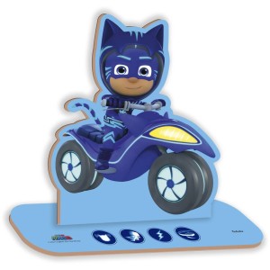 Personagem Mdf P Menino Gato Individual 6 Unidades-109293-19362