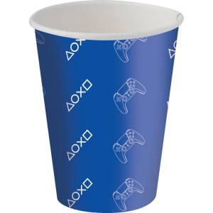 Copo Papel 200ml Playstation Com 8 Unidades-110102-17652