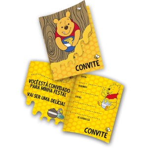 Convite Pooh E Sua Turma 96 Unidades-108470-40954