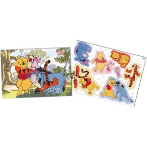 Kit Decorativo Pooh E Sua Turma Com 10 Unidades