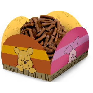 Porta Forminha Pooh E Sua Turma Com 40 Unidades