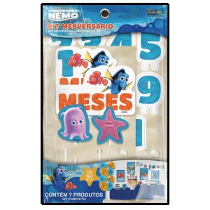 Kit Mesversário Procurando Nemo Com 1 Unidade-109977-45030