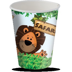 Copo Papel 200ml Safari Com 8 Unidades-110005-27519