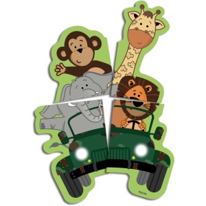 Painel Decorativo Safari 5 Unidades