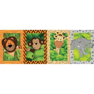 Quadros Decorativos Safari Com 4 Unidades