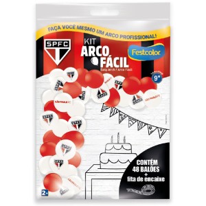 Kit Arco Fácil De Balões Sao Paulo 3 Unidades-111574-79250