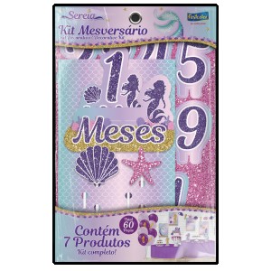 Kit Mesversário Sereia Com 1 Unidade-109992-98352