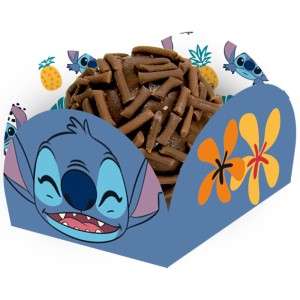 Porta Forminha Stitch Com 40 Unidades