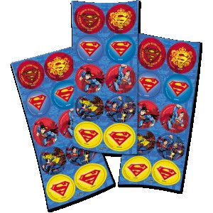 Adesivo Superman Geek Com 30 Unidades-106362-38269