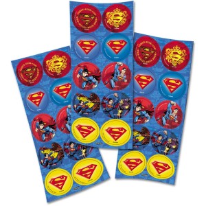 Adesivo Superman Geek Com 30 Unidades-106362-61614