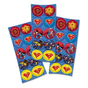 Adesivo Superman Geek Com 30 Unidades-106362