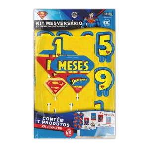 Kit Mesversário Superman Geek Com 1 Unidade-109985