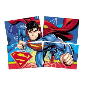 Painel 4 Lâminas Superman Geek 5 Unidades-106379-33018