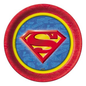 Prato Superman Geek Com 8 Unidades-106381