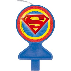 Vela Plana Superman Geek 5 Unidades-106385-33833