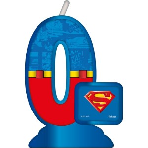 Vela Temática Superman Geek N 0 5 Unidades