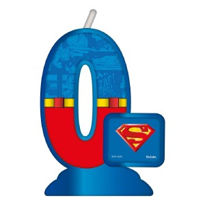 Vela Temática Superman Geek N 0 5 Unidades-107390