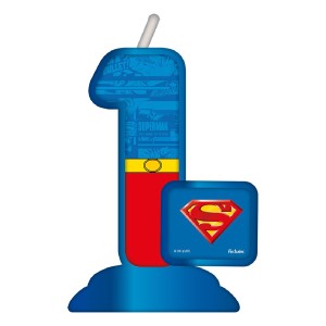 Vela Temática Superman Geek Nº1 5 Unidades-107391