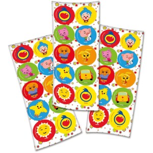 Adesivo Um Heroi Do Coracao Com 30 Unidades