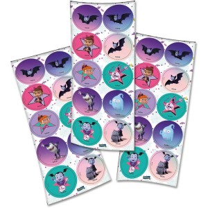 Adesivo Vampirina Com 30 Unidades