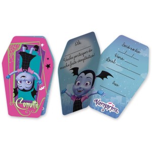 Convite Vampirina Com 8 Unidades-108446-37058