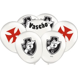 Balão Vasco Da Gama Com 25 Unidades-106894-85495