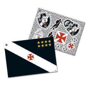 Kit Decorativo Vasco Da Gama Com 10 Unidades