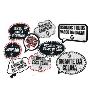 Kit Placas Vasco Da Gama 108 Unidades-106907-22189