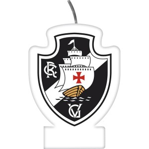 Vela Emblema Vasco Da Gama Com 10 Unidades