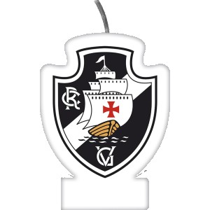 Vela Emblema Vasco Da Gama Com 10 Unidades-106918-81555