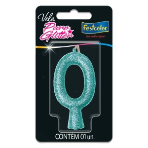 Vela Puro Glitter Tiffany N 0 10 Unidades-109934-15106