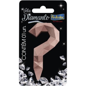 Vela Diamante Rose Gold N ? 10 Unidades-108789-88355