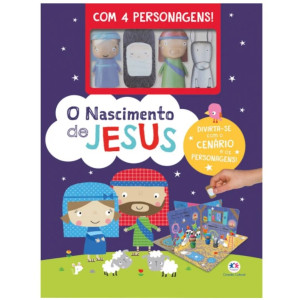 O Nascimento De Jesus Livro Com Cenário