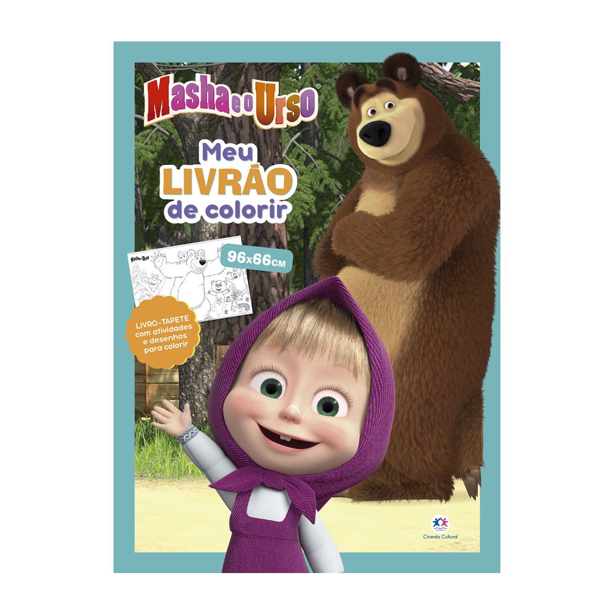 Masha E O Urso - Meu Livrão De Colorir-9786555005868-81565