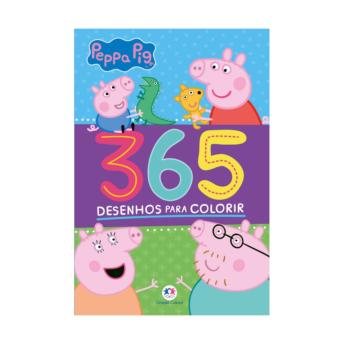 Peppa Pig - 365 Desenhos Para Colorir-9786555000986-33455