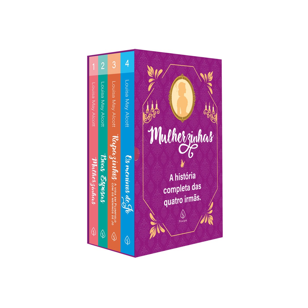 Box Mulherzinhas: A História Completa Com 4 Livros, Bloco De Anotações E Marcador De Página-7908312105402-36160