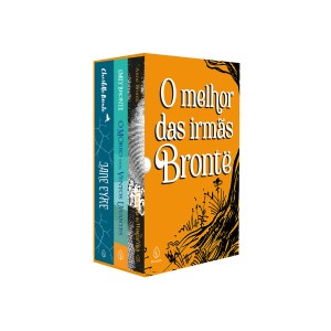 Box O Melhor Das Irmãs Brontë Com 3 Livros, Bloco De Anotações E Marcador De Página