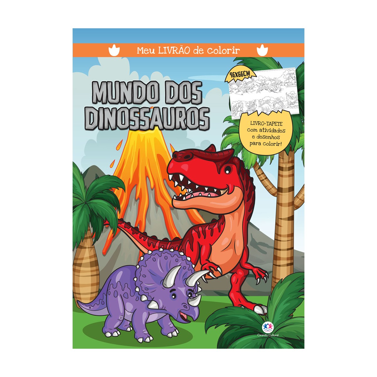 Mundo Dos Dinossauros - Meu Livrão De Colorir-9786555005776-81030