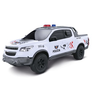 Carrinho De Brinquedo Picape Chevrolet S10 Polícia Sp 30,5cm-1146-16648