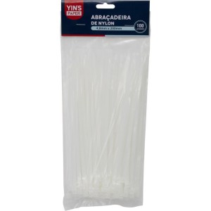 Abracadeira Nylon Branca 4,8x200mm.-102722-83824